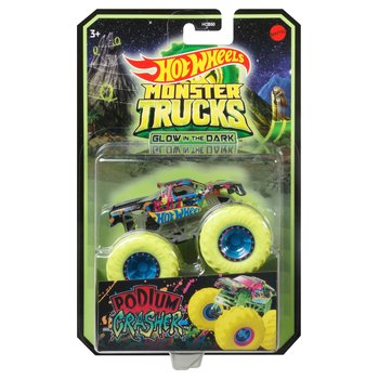 Hot Wheels Monster Trucks Glow-in-the-Dark 1:64 Die-Cast Car Assortment