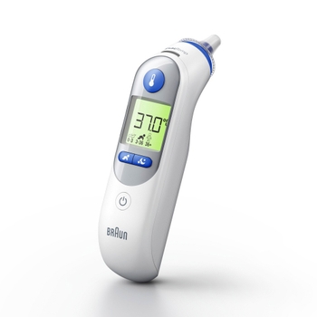 BRAUN Infrarood Koortsthermometer ThermoScan 7+ Oorthermometer met Nachtmodus