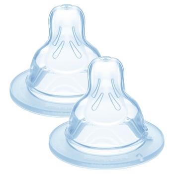 MAM Slow Flow Size 1 Baby Bottle Teats 2 Pack