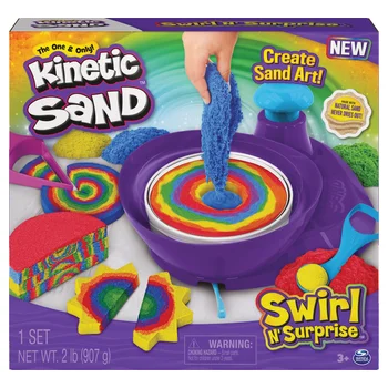 Magic Sand Fantasy Knetsand kinetisch mit Förmchen und Sandspielzeug