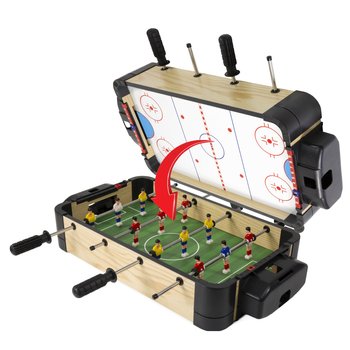 2-in-1 Football and Air Hockey Table Top