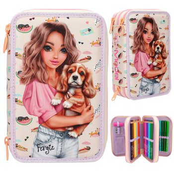 TOPModel 3 Fach Federtasche Sunny Dog