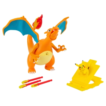 Pokémon - Coffret Figurines Dracaufeu et Pikachu Flamme et Vol