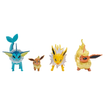 Pokémon Figuren Evolution Multiset mit Evoli, Flamara, Blitza und Aquana