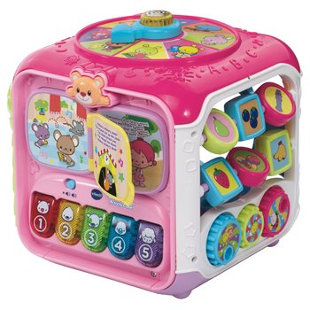VTech Sort & Discover Activity Cube Pink