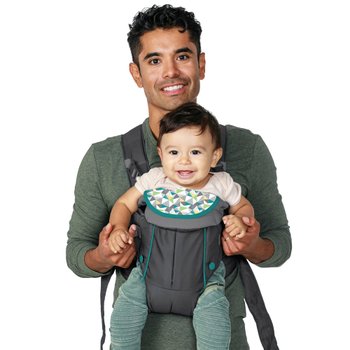 Infantino Babytrage Swift Classic mit Tasche grau
