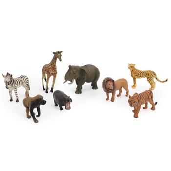 Coffret 8 Figurines Animaux Safari