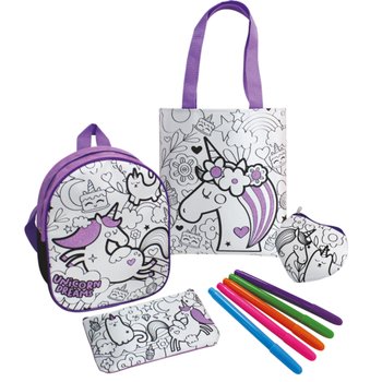 Colour Your Own Kit Unicorn Backpack