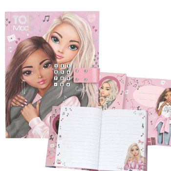 TOPModel Tagebuch mit geheimem Code My bff