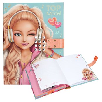 TOPModel Tagebuch mit Geheimcode und Sound Music