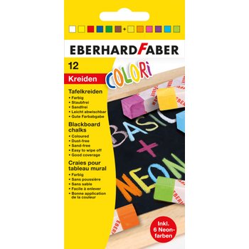 Faber Wandtafelkreide Colori 12er Pack