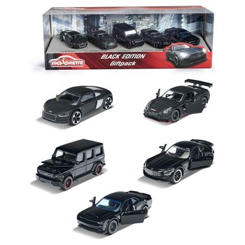 Majorette - Black Édition 1/64 Pack 5 Véhicules