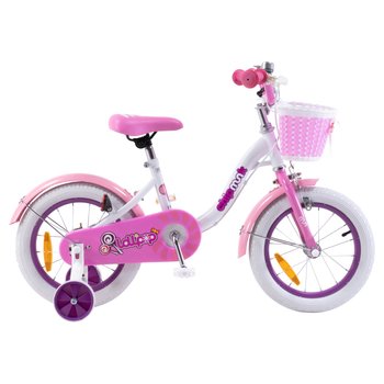 14 Inch Chipmunk Lollipop Bike with Basket Pink