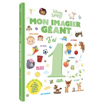 Disney - Livre Mon Imagier Géant 1 An