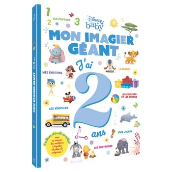 Disney - Livre Mon Imagier Géant J'ai 2 Ans