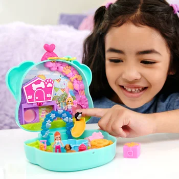 Polly Pocket Birthday Compact Coffret Anniversaire + Soirée Pyjama