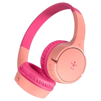Belkin SOUNDFORM Mini Wireless On-Ear Headphones for Kids - Pink