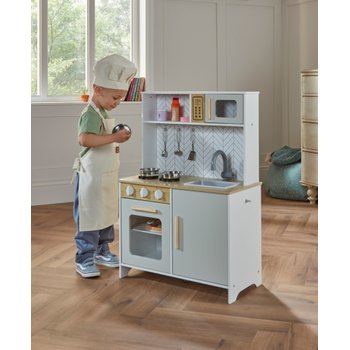 Kitchen Corner Luxus Kinderküche aus Holz mit Licht und Sound | Smyths Toys  Deutschland