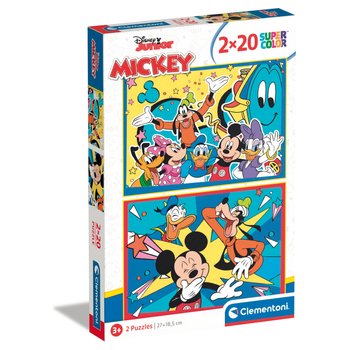 Mickey - Coffret Puzzles 2x20 Pièces