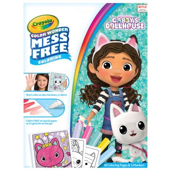 Crayola Color Wonder Gabby's Dollhouse Ausmalbuch und Marker Set