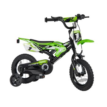 12 Inch Fiets Motocross Kinderfiets met Zijwieltjes