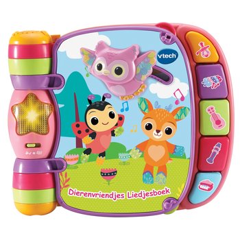 VTech Baby Dierenvriendjes Liedjesboek roze