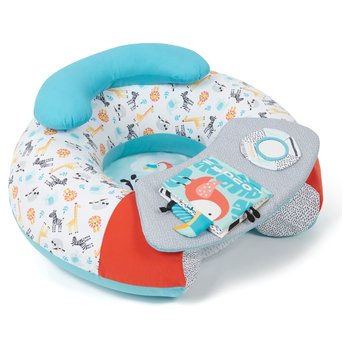 BabyZee Sit Me Up Activity Floor Seat with Play Tray Safari