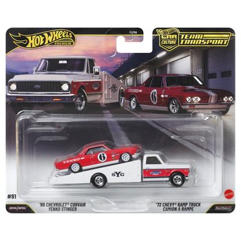 Hot Wheels Premium Team Transport Chevrolet Corvair Yenko Stinger & Chevy Ramp Truck 2 Pack