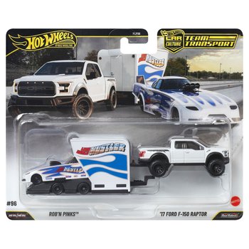 Hot Wheels Premium Team Transport Rob'n Pinks & '17 Ford F-150 Raptor 2 Pack