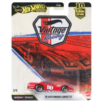 Hot Wheels - Vintage Racing 1/64 Véhicule Corvette Greenwood