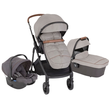 Graco Near2Me Trio 3-in-1 Travel System with SnugEssentials i-Size R129 Car Seat Heather