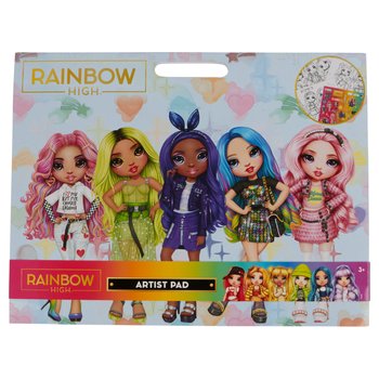Rainbow High A3 Colouring Pages and Stickers Artist Pad