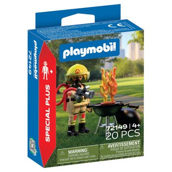 PLAYMOBIL Special Plus 72149 Feuerwehrmann mit Brandherd