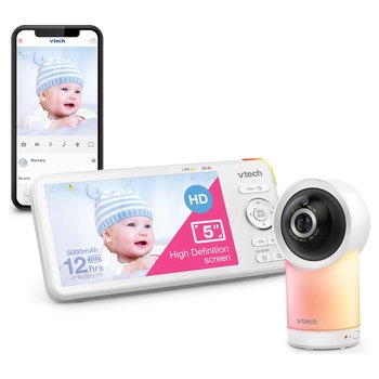 VTech RM5766HD Smart Wi-Fi Video Baby Monitor with 5 Inch Screen