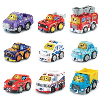 VTech - Tut Tut Bolides Série Pro, Multi Cascades Jump&Go 4 en 1 avec Voiture Jad Super Cascades