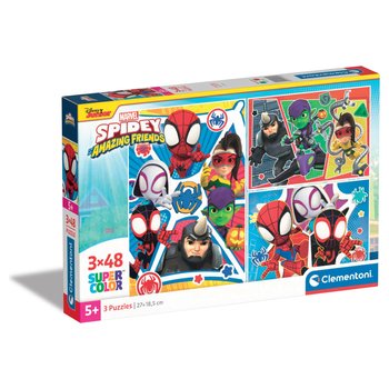 Clementoni Spidey and His Amazing Friends Jigsaw Puzzles 48 Pieces 3 Pack