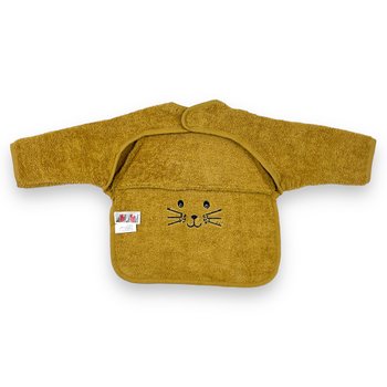 LITTLE Slabbetje met Mouwen en Dierengezicht assorti