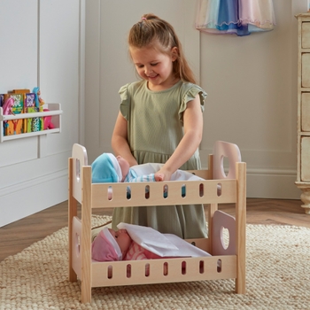 Ivy & Lily Love Heart Puppen-Stockbett aus Holz