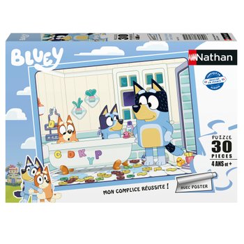 Bluey - Puzzle Dans le Bain 30 Pièces