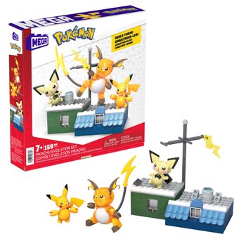 Mega Construx - Pokémon Coffret Evolution Pikachu Pichu Raichu