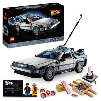 LEGO Icons 10300 Back to the Future Time Machine DeLorean Set for Adults