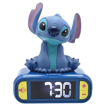 Disney Stitch Kinderwekker met Stitch Nachtlampje