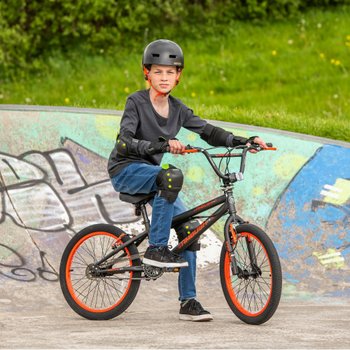 20 Inch BMX Ambush Fiets met 360° Gyro zwart mat