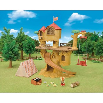 Sylvanian Families Adventure Tree House Camping Edition Set