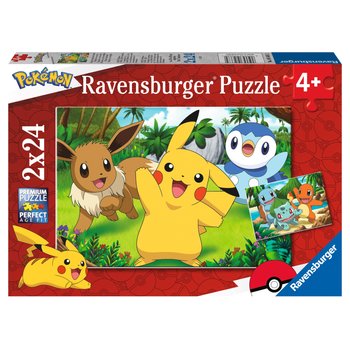 Ravensburger Pokémon Puzzle Pikachu und seine Freunde 2er Set 2x 24 Teile