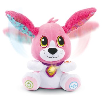 VTech - Peluche Interactive Toutou Parle Avec Moi 18 cm - Rose