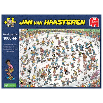 Jan van Haasteren Puzzel Skateboarden in de Bowl 1000 Stukjes