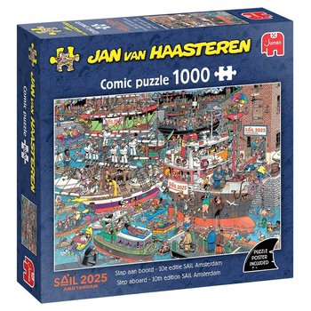 Jan van Haasteren Puzzel Stap aan Boord 10 jaar SAIL Amsterdam 1000 stukjes