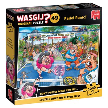 Wasgij Puzzel Original 49 Paniek op de Padelbaan! 1000 Stukjes