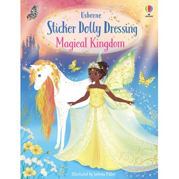 Usborne Activities Sticker Book Magical Kingdom Dolly Dress-Up
